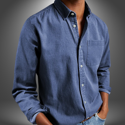 Thibault™ | Chemise décontractée en denim pour homme