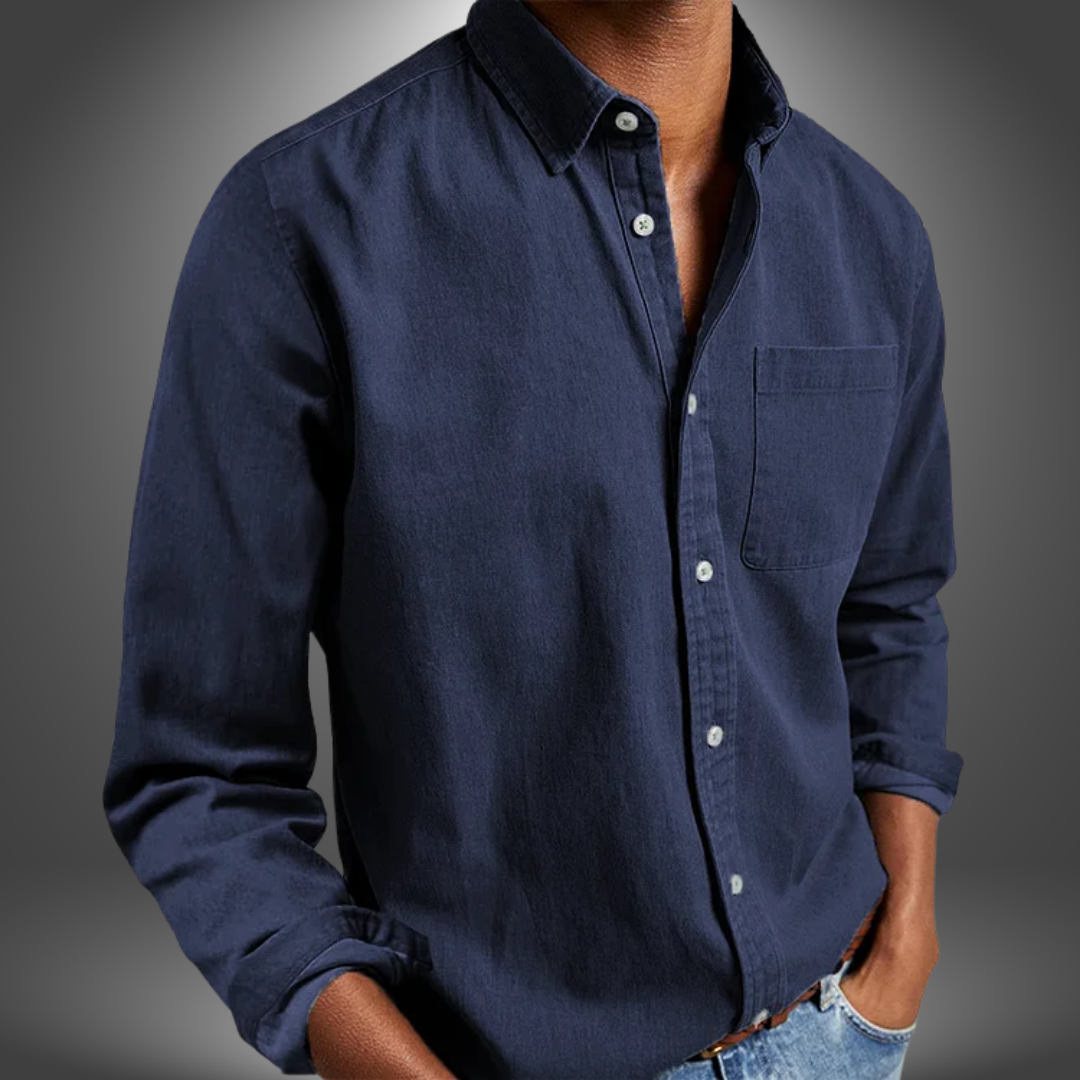 Thibault™ | Chemise décontractée en denim pour homme