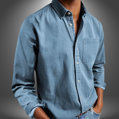 Thibault™ | Chemise décontractée en denim pour homme